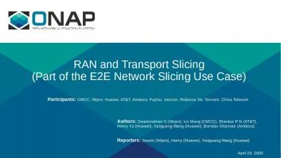 RAN and Transport Slicing