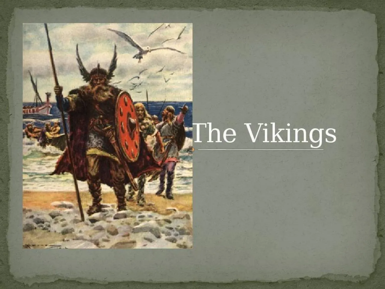 PPT-The Vikings explorers