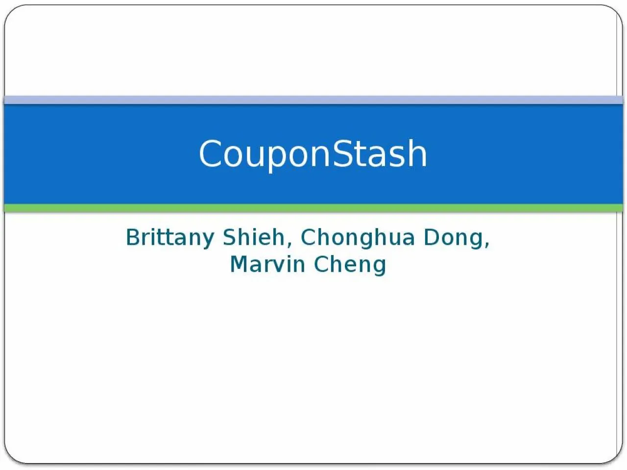 PPT-Brittany Shieh , Chonghua