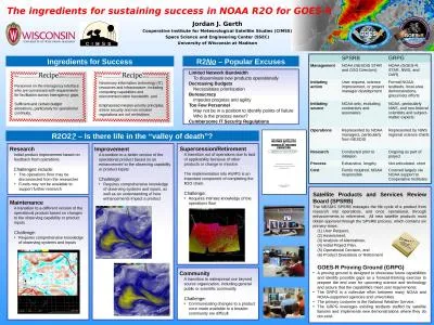 Jordan J.  Gerth Cooperative Institute for Meteorological Satellite Studies (CIMSS)