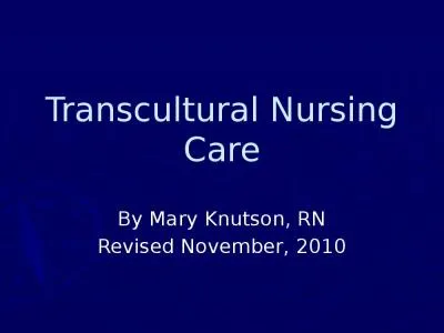 Transcultural Nursing Care