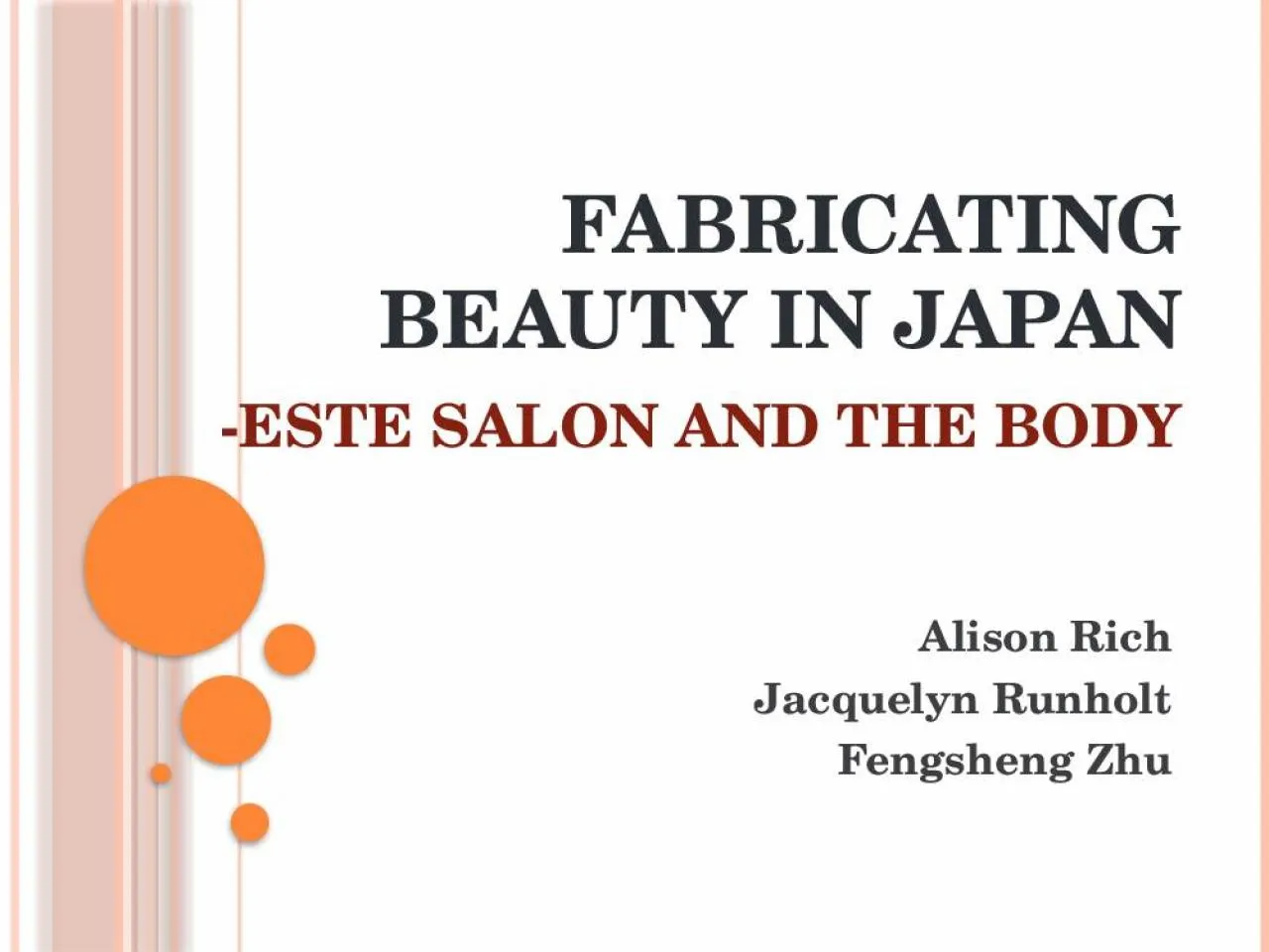 PPT-Fabricating Beauty in Japan