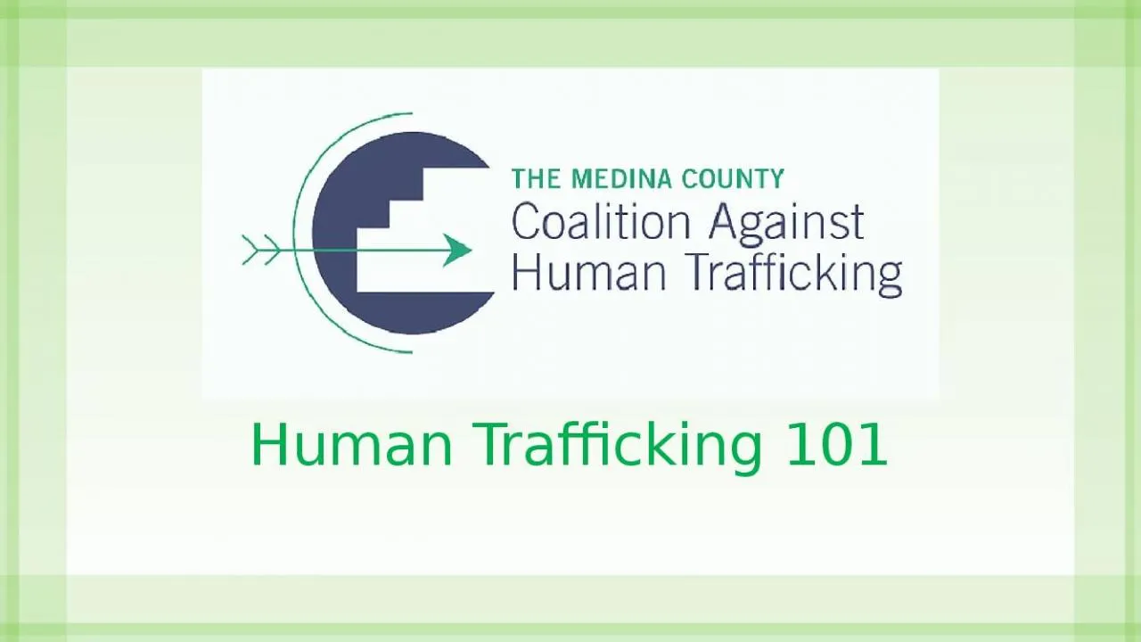 PPT-Title Layout Subtitle Human Trafficking 101