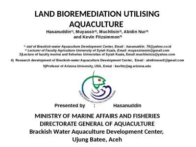 LAND BIOREMEDIATION UTILISING AQUACULTURE