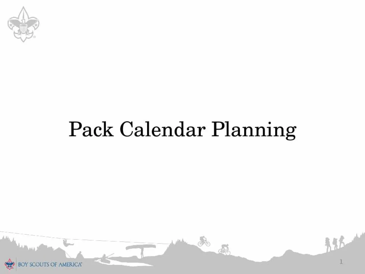 PPT-Pack Calendar Planning 1