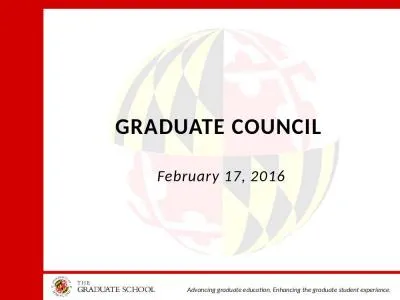 GRADUATE COUNCIL February 17, 2016