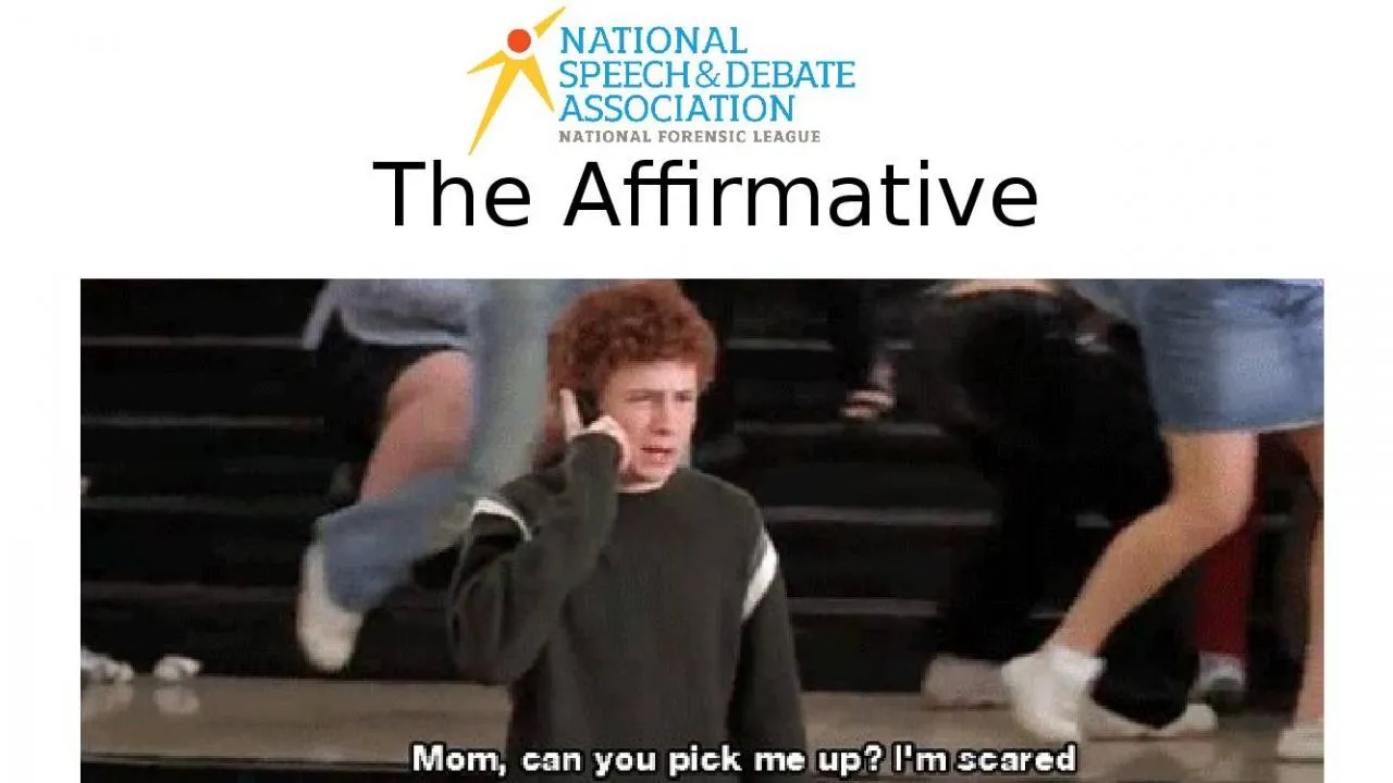 PPT-The Affirmative Policy debate