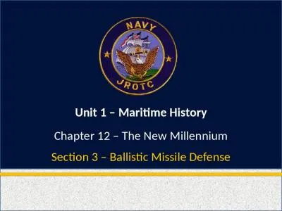 Unit  1  –  Maritime History