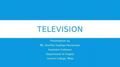 Television Presentation by