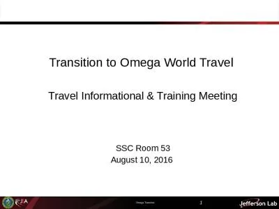 Transition to Omega World Travel