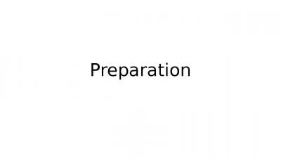 Preparation Topics Windows based setup