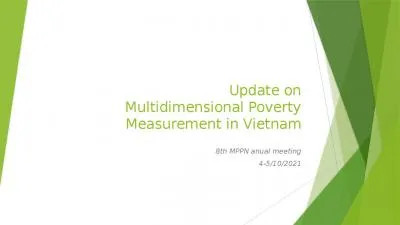 Update on Multidimensional Poverty Measurement in Vietnam