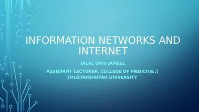 Information Networks and