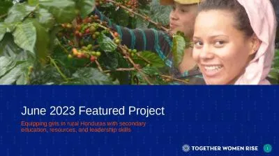 June 2023 Featured Project