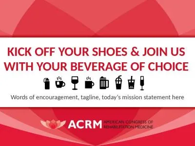 Kick off Your shoes & Join us with your beverage of choice