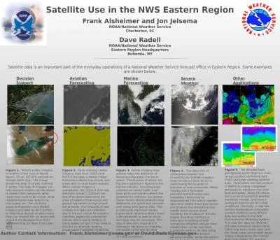 Satellite Use  in the NWS Eastern Region