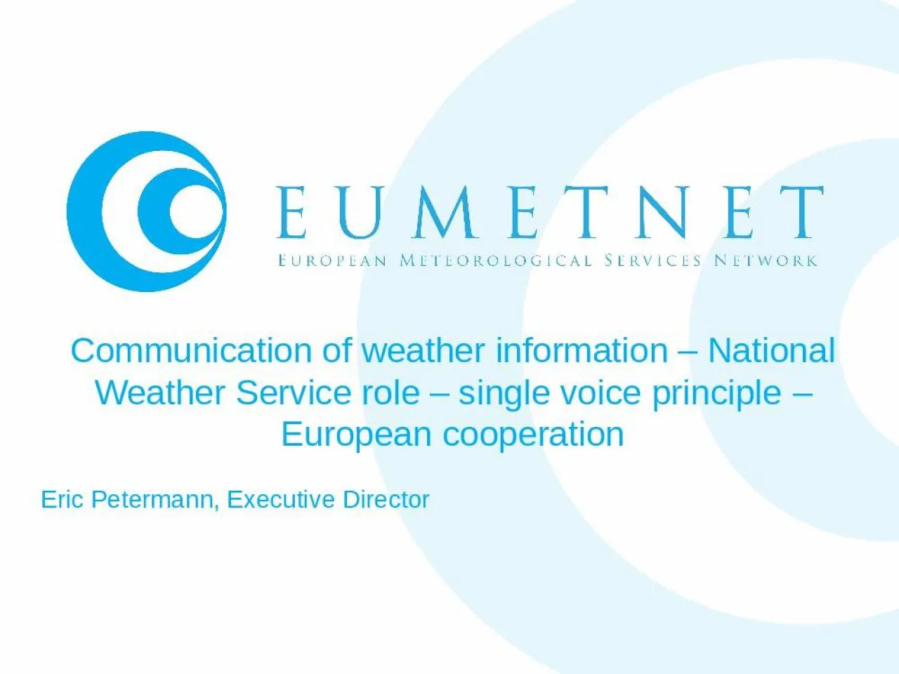 PPT-Communication of weather information – National Weather Service