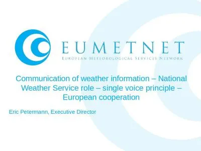 Communication of weather information – National Weather Service