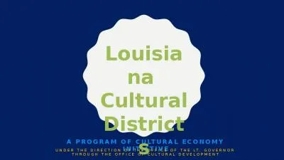 A program of cultural economy initiative