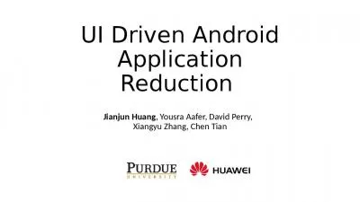 UI Driven Android Application Reduction