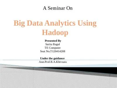 Big Data Analytics Using Hadoop