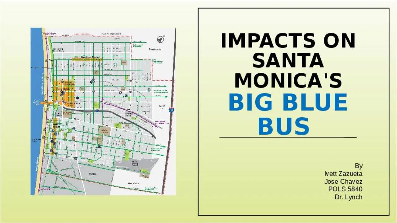 PPT-Impacts on Santa Monica's