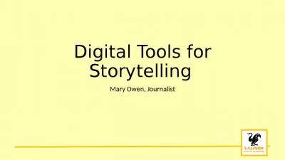 Digital Tools for Storytelling