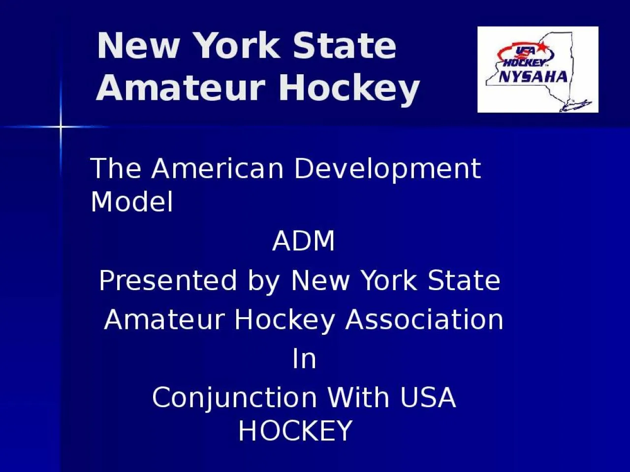 PPT-New York State Amateur Hockey