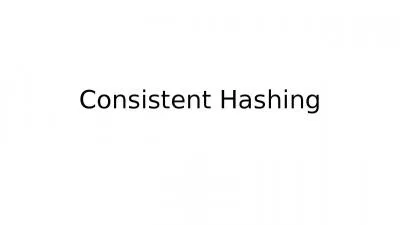 Consistent Hashing Announcement