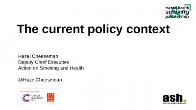 The current policy context