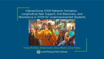 Intersectional STEM Network Formation: