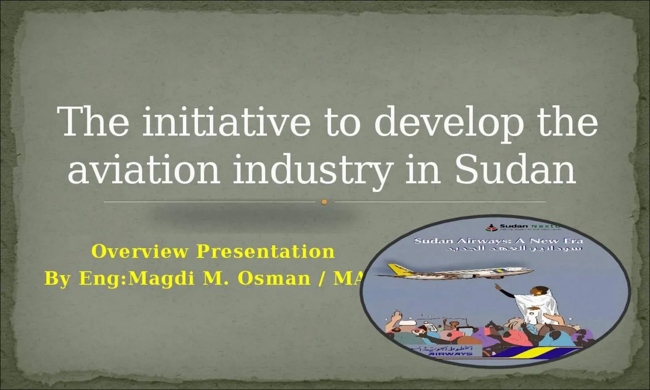 PPT-Overview Presentation By Eng:Magdi M. Osman / MAS