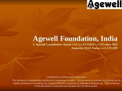 Agewell  Foundation,  India