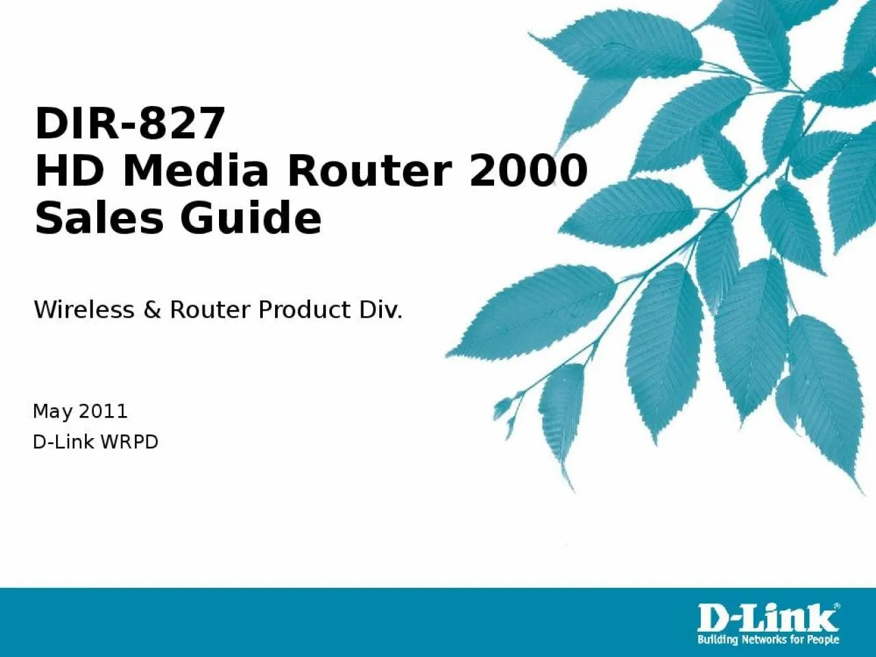 PPT-DIR-827 HD Media Router