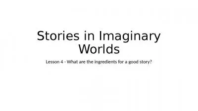 Stories in Imaginary Worlds