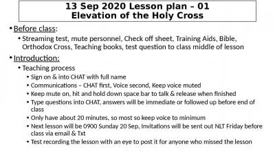 13 Sep 2020 Lesson plan – 01