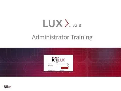 v2.8 Administrator Training