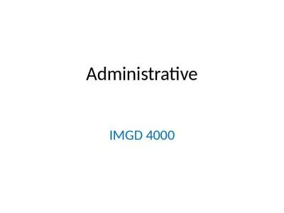 Administrative IMGD  4000