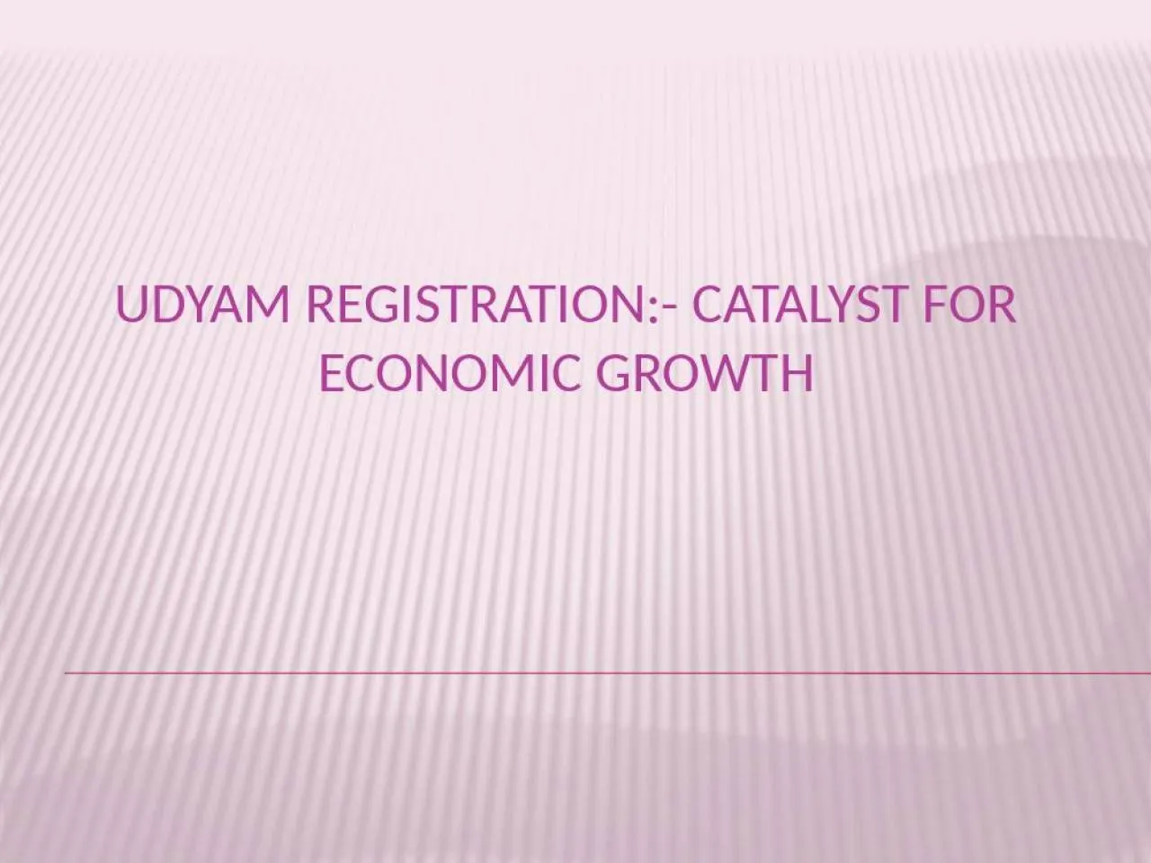 PPT-udyam regiatration