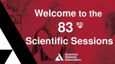 Welcome  to  the  83   Scientific Sessions