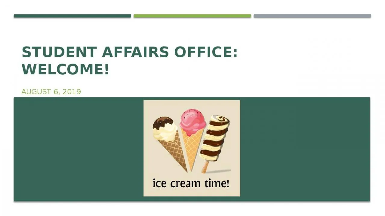 PPT-Student Affairs Office: