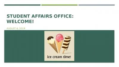 Student Affairs Office: