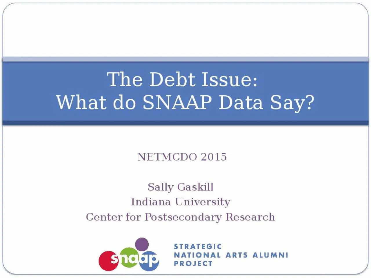 PPT-NETMCDO 2015 Sally Gaskill