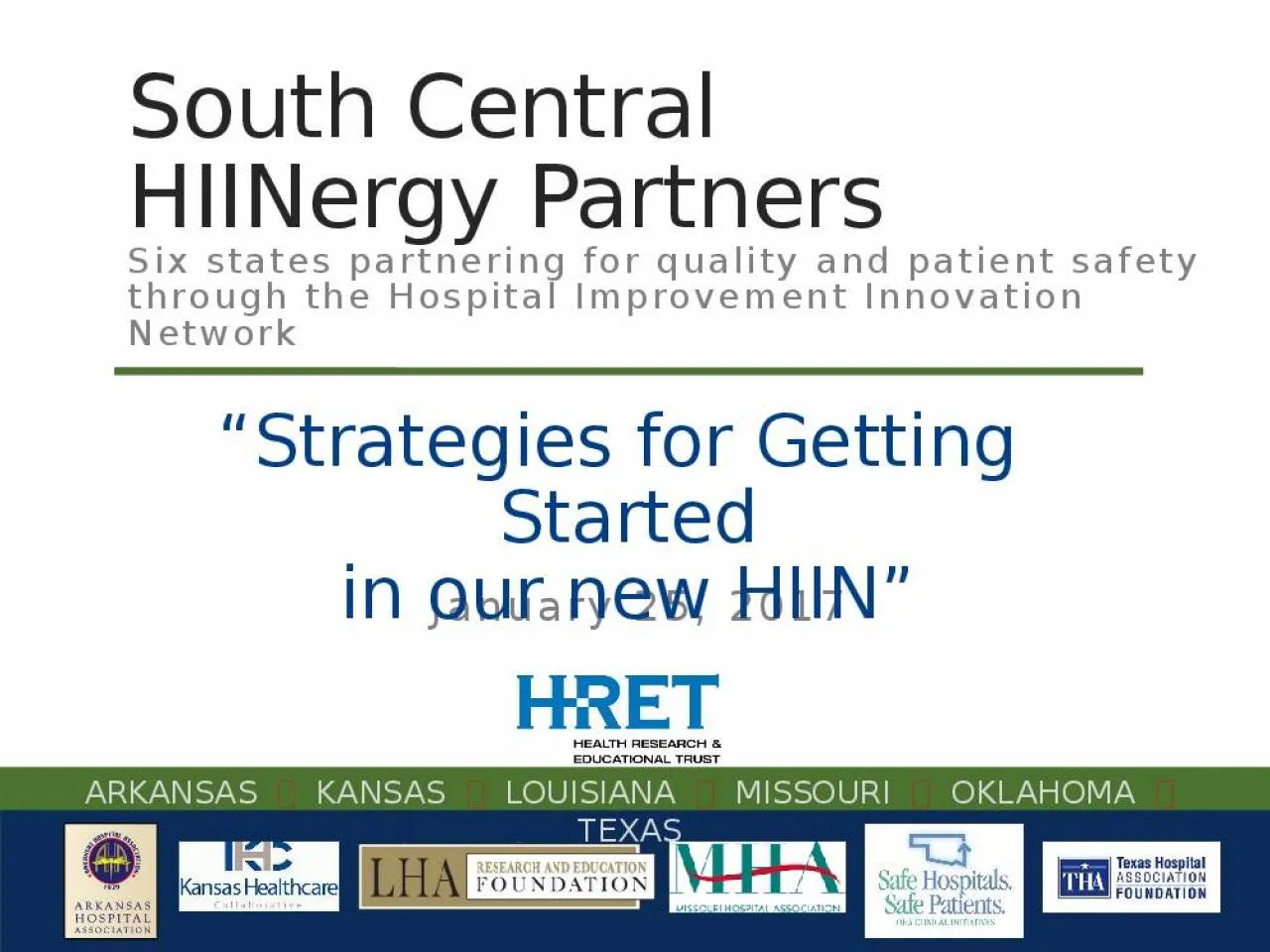 PPT-South Central HIINergy Partners