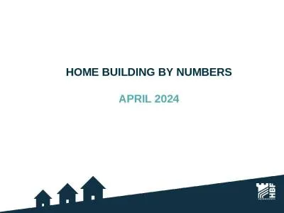 Home Building By numbers