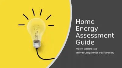 Home Energy Assessment Guide