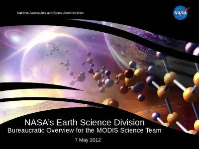 7   May  2012 NASA’s Earth Science Division