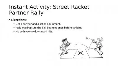 Instant Activity: Street Racket Partner Rally