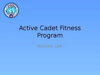 Active Cadet Fitness Program