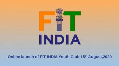 Online launch of FIT INDIA Youth Club 15